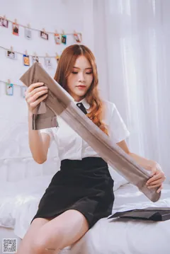 [SSA丝社]超清写真 NO.020 琪琪 女秘书闺房灰丝袜 [99P/845MB] - 4