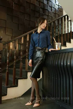 [IESS异思趣向] 2021.07.15 丝享家862：小六《黑色皮短裙》 [88P/130MB] - 2