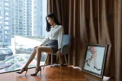 [IESS异思趣向] 耽丝 211205 地板上的黑色凉鞋 美子 [89P/116MB] - 2