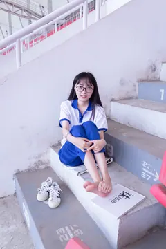 [BoBoSocks袜啵啵]NO.002 稚予-校服、贝壳头、白棉袜、裸足 [139P+1V/2.99GB]