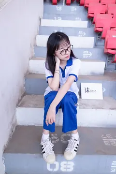 [BoBoSocks袜啵啵]NO.002 稚予-校服、贝壳头、白棉袜、裸足 [139P+1V/2.99GB] - 3