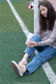 [BoBoSocks袜啵啵]NO.004 泡芙-vans帆布鞋、白棉袜、裸足 [127P/1V/3.26GB] - 4