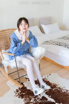 [BoBoSocks袜啵啵]NO.093 小甜豆-贝壳头、厚白丝[132P/1V/5.96GB] - 2