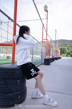 [BoBoSocks袜啵啵]NO.103 稚予-AJ篮球鞋、白棉袜、裸足[134P/1V/2.52GB] - 2