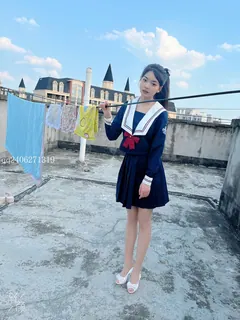 [MSLASS梦丝女神]2022.07.26  JK蓝 张馨[42P/92.5MB] - 4