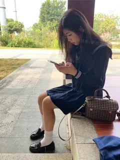 [见新摄影]NO.026 巅峰 动漫里可爱的JK小解解又来了，你陶醉了吗[349P/1V/2.24GB] - 2