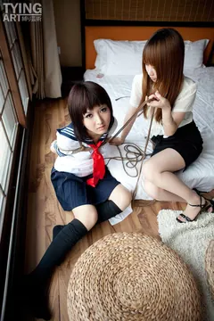 [禁忌摄影]Taboo-love NO.091 TyingArt 縛リ芸術 Dimdim & Shiryl OL & School Girl 1[26P/7.04MB] - 1