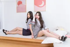 勿恋传媒 NO.1402 小竹&小敏-悠闲午后[239P/2V/7.10GB] - 2