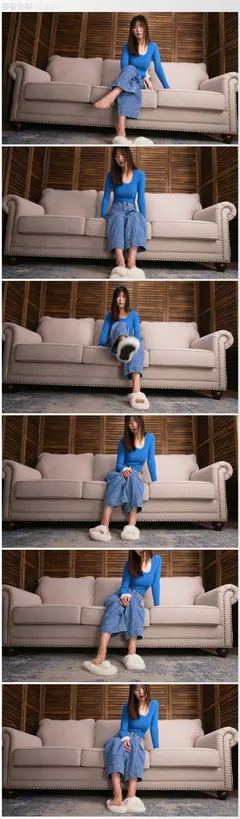 A&F No.015 镁钕王佳展示姓感短丝裸足 [1V/3.00GB]