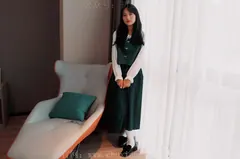 初夏女神 NO.005 沙沙 牛仔M码长裙搭小黑皮鞋[112P/1V/5.25GB]
