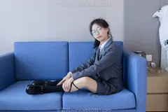 [BoBoSocks袜啵啵]NO.268 芝士-黑皮鞋、绑带黑棉袜、学苑至服[140P/1V/5.93GB] - 3