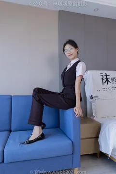 [BoBoSocks袜啵啵]NO.271 芝士-平底鞋、短肉丝、银行至服[147P/1V/6.04GB] - 3