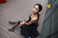 [青丘女神] NO.009 优雅的黑吊带裙 [99P/40.1MB] - 3