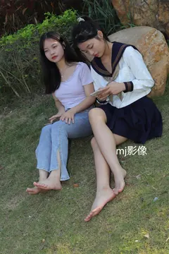 Pary摄影 NO.063 诗诗与小然户外展示原味嫩脚丫 [100P/0.99GB] - 4