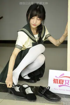 初夏女神 NO.098 柒柒 绿色水手服[140P/1V/4.76GB] - 4