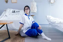 [BoBoSocks袜啵啵]NO.351 甜甜圈-板鞋、白棉袜、肉丝、校服裤里丝[150P/1V/6.88GB] - 6