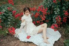 尤蜜丝 NO.041 穿搭推广展示图集 野花香[30P/275MB] - 4