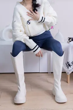 [BoBoSocks袜啵啵]NO.389 奶油-长靴、高跟凉鞋、黑丝、瑜伽裤裤里丝[190P/1V/7.95GB] - 4