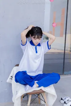 [BoBoSocks袜啵啵]NO.393 糯米-板鞋、白棉袜、裸足、校服[150P/1V/7.01GB] - 4