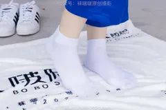 [BoBoSocks袜啵啵]NO.393 糯米-板鞋、白棉袜、裸足、校服[150P/1V/7.01GB] - 5