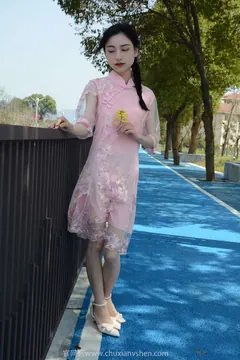 初夏女神 NO.172 柒柒 旗袍废墟[140P/1V/4.53GB] - 3