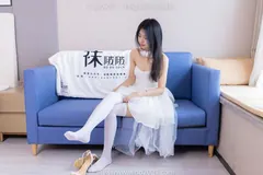 [BoBoSocks袜啵啵]NO.409 奶油-两双高跟鞋、厚白丝大腿袜、裸足[198P/1V/8.28GB] - 6