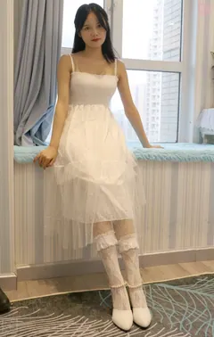 [SiHua思话] SH057 白裙娇羞靓女 表妹 [93P/2V/1.64G] - 1