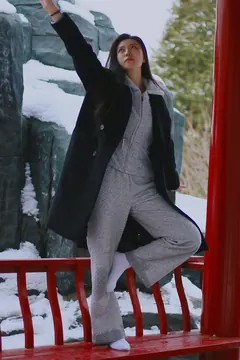 [织梦映像]NO.060 踏雪无痕-首次雪景拍摄，天寒地冻[300P/1V/3.58GB] - 2