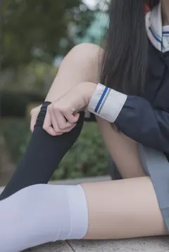 风之领域精品写真@No.021 黑白丝户外私拍 [50P/150MB] - 4