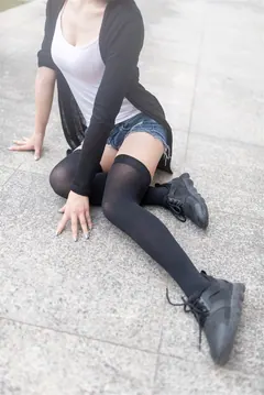 风之领域精品写真@No.043 湖边的黑丝美脚 [50P/217MB] - 2