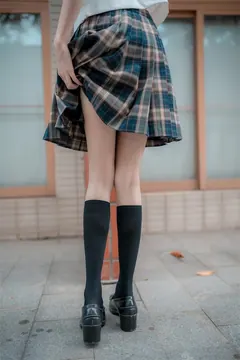 风之领域精品写真@No.075 JK黑丝长筒袜 [46/268MB] - 3