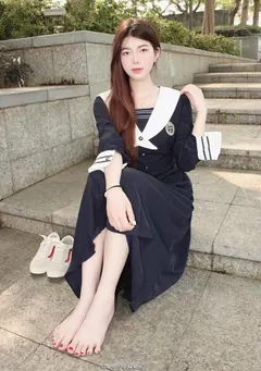 小众视觉 031-雪糕水手服板鞋白袜［110P/1V/5.92G］
