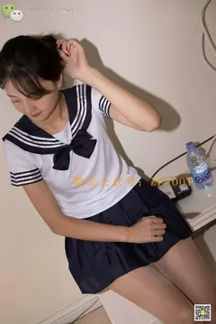 [LSS山茶摄影]NO.052 学生服.肉丝[82P/46M] - 3