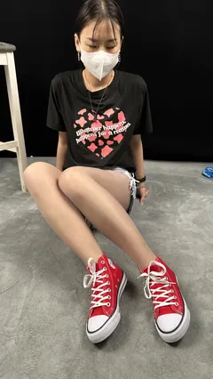 三禾摄影 NO.047 休闲短裤 肉丝 帆布鞋[183P/1V/1.48GB] - 3