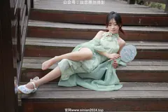 丝恋摄影 NO.040 小梦-古装汉服 白色绣花鞋 超薄肉丝 金色脚链[276P/1V/5.51GB] - 3