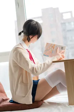 喵写真 VOL.018 JK白丝少女学习时间 [103P/344MB] - 1