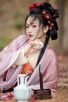 [YITUYU艺图语]2023.02.07 晚枫歌 晚江亭[33+1P/391MB] - 2