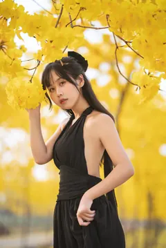 [YITUYU艺图语]2023.02.14 秋有银杏 春有黄风铃 萌芽儿o0[24+1P/342MB] - 3