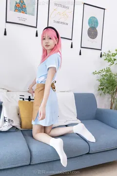 [BoBoSocks袜啵啵]NO.649 小甜豆-平底凉鞋、裸足、纯白棉袜[200P/1V/7.01GB]