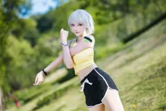 瓜希酱 – 灵笼 白月魁 运动服[15P/50MB] - 3