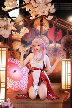 雪晴Astra – 原神 八重神子[60P/2V/1.67GB] - 1