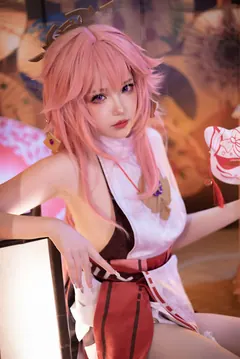 雪晴Astra – 原神 八重神子[60P/2V/1.67GB] - 2