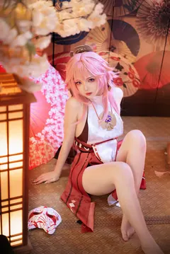 雪晴Astra – 原神 八重神子[60P/2V/1.67GB] - 4