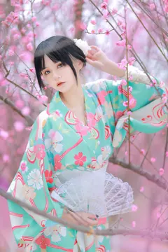 [YITUYU艺图语]2023.04.13 和服樱花 wenyujia [21+1P/232MB] - 2