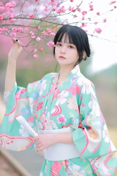 [YITUYU艺图语]2023.04.13 和服樱花 wenyujia [21+1P/232MB] - 3
