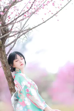 [YITUYU艺图语]2023.04.13 和服樱花 wenyujia [21+1P/232MB] - 4