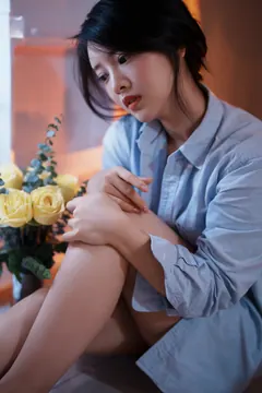 [YITUYU艺图语]2023.05.02 夜半偷偷趴冰箱，一点点微光摄影 喵喵喵是锦儿呀[27+1P/265MB] - 3