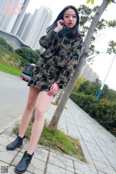 [纳丝摄影]0076 微微 迷彩少女户外肉丝[89P/788MB] - 3