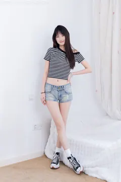 勿恋传媒 NO.2687 山奈-帆布鞋、中筒白棉袜、裸足[158P/1V/3.36GB] - 2