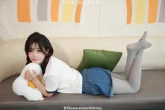 丝恋摄影 NO.065 小梦-牛仔短裤 厚灰丝袜 白色小皮鞋[240P/1V/4.46GB] - 3